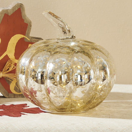 Picture of Glass Pumpkin LED, Clear
