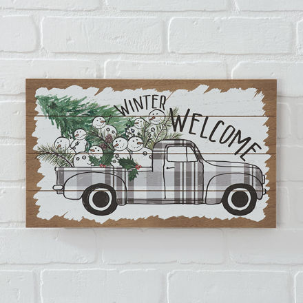 Picture of Winter Car Ride Sign