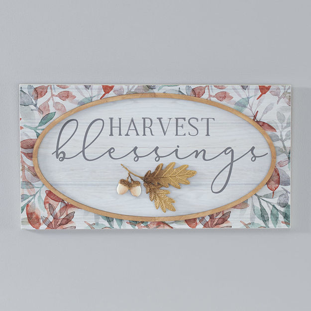 Picture of Harvest Blessings Sign