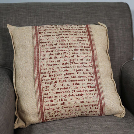 Picture of Ancient Script Pillow