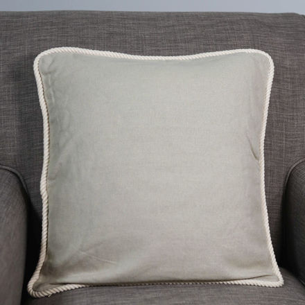 Picture of Rope Cord Pillow Cover, Gray